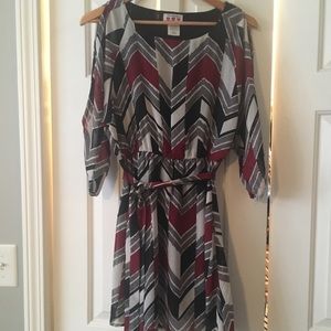 Three Pink Hearts dress